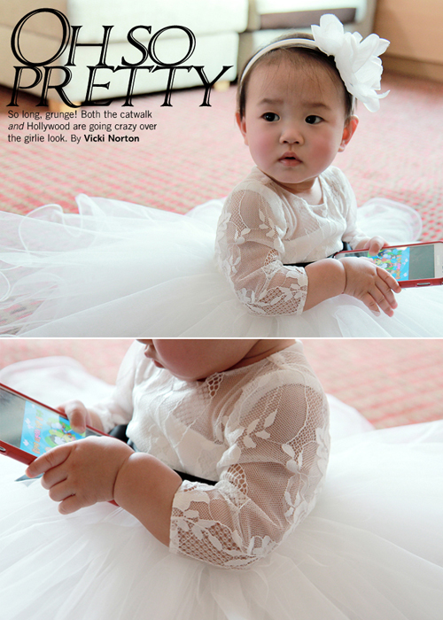 안나 baby (블랙 허리끈 set) 고급스러운 레이스 디테일의 7부소매 아기 드레스(1호 빠른배송가능)